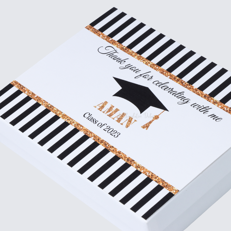 LUXURY GRADUATION PERSONALIZED COVER CHOCOLATE HARD BOX