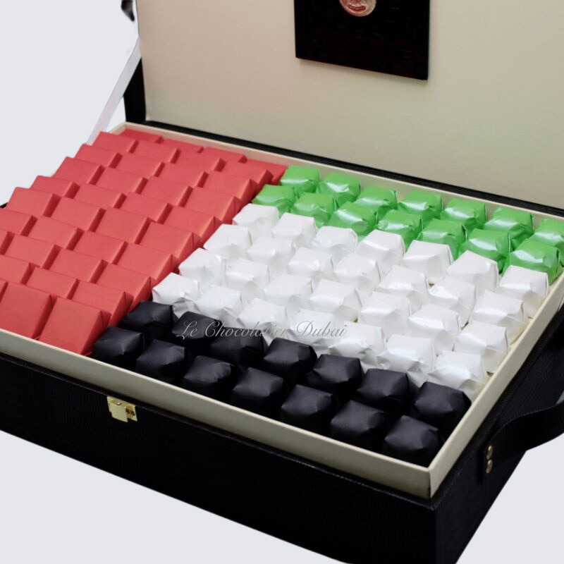 NATIONAL DAY UAE FLAG DESIGNED CHOCOLATE BOX