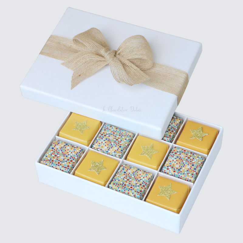 RAMADAN EID DESIGNED CHOCOLATE 12-PIECE HARD BOX