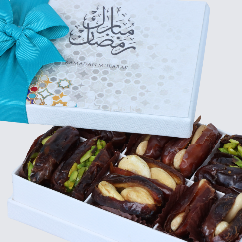 RAMADAN DESIGNED PREMIUM NUT STUFFED DATES HARD BOX