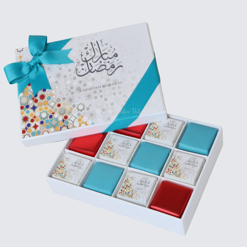 RAMADAN DESIGNED CHOCOLATE 12-PIECE HARD BOX