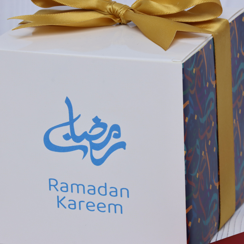 RAMADAN KAREEM DESIGNED CHOCOLATE CUBE SOFT BOX