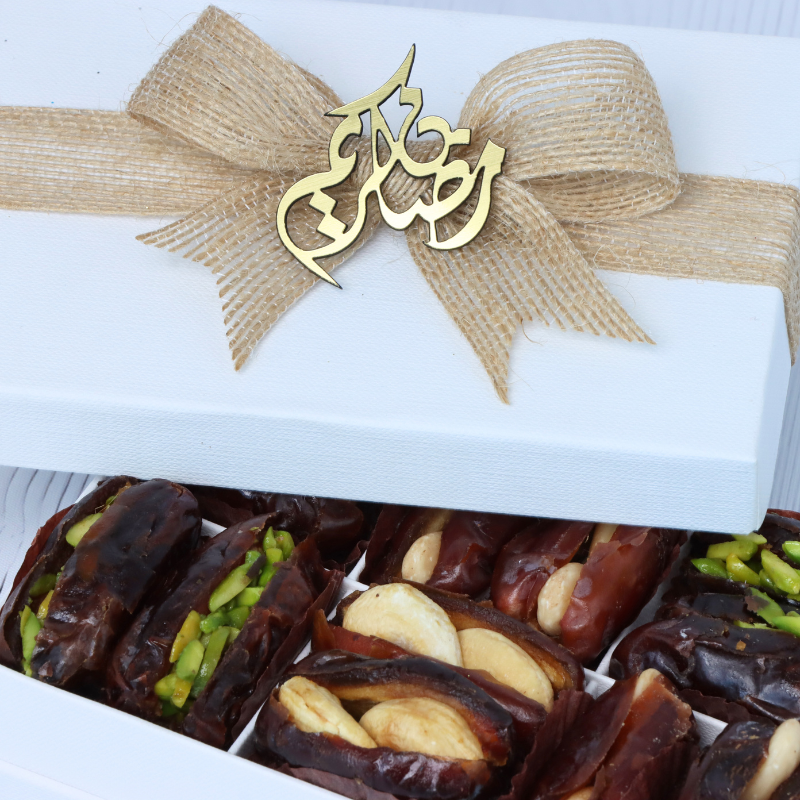 RAMADAN PREMIUM NUT STUFFED DATES 6-PIECE HARD BOX