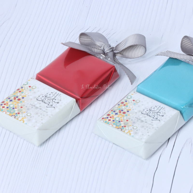 RAMADAN MUBARAK DESIGNED 2-PIECE CHOCOLATE GIVEAWAY