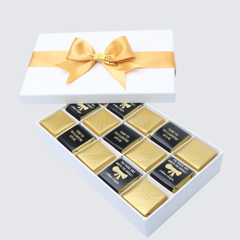 LUXURY GRADUATION PERSONALIZED CHOCOLATE HARD BOX