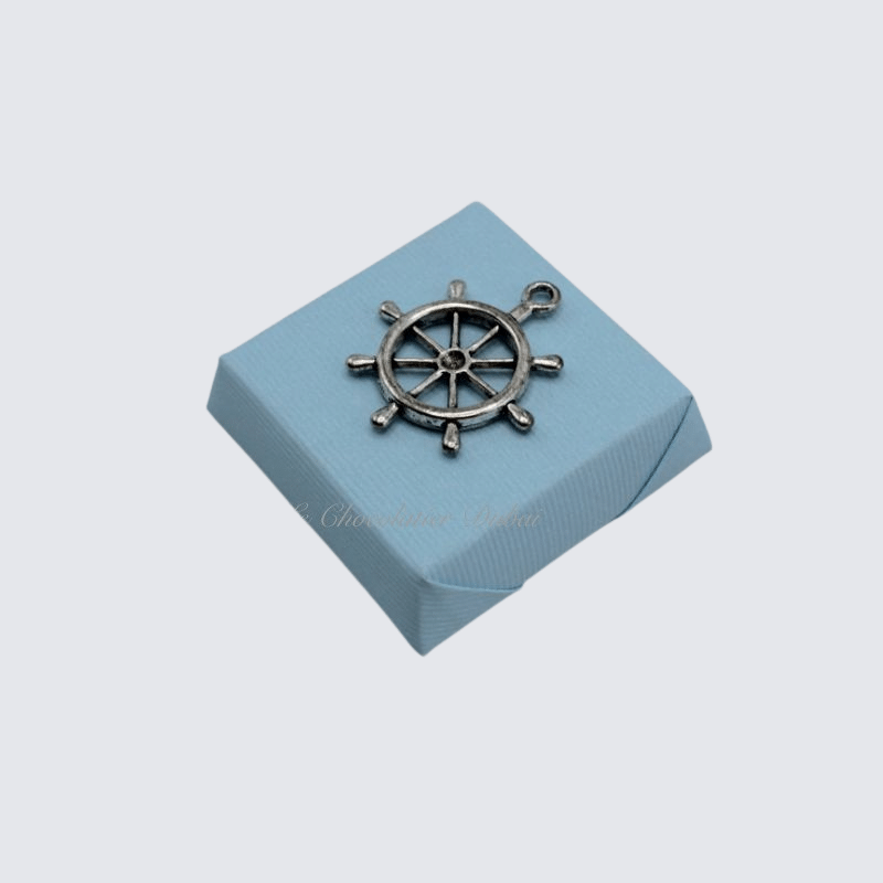 STERRING WHEEL DECORATED NAUTICAL THEME CHOCOLATE