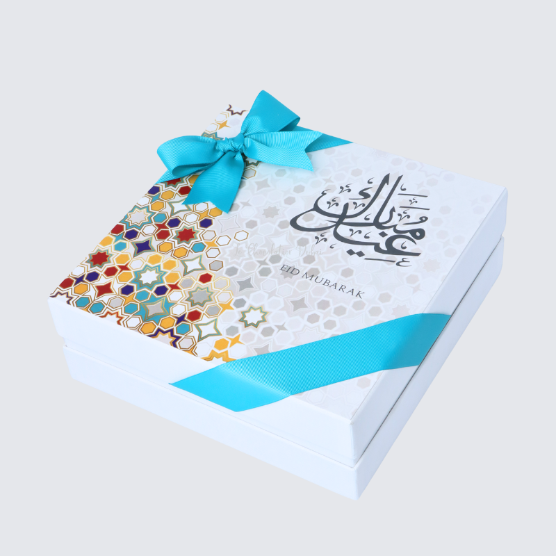 EID MUBARAK PREMIUM CHOCOLATE 2-LAYER HARD BOX