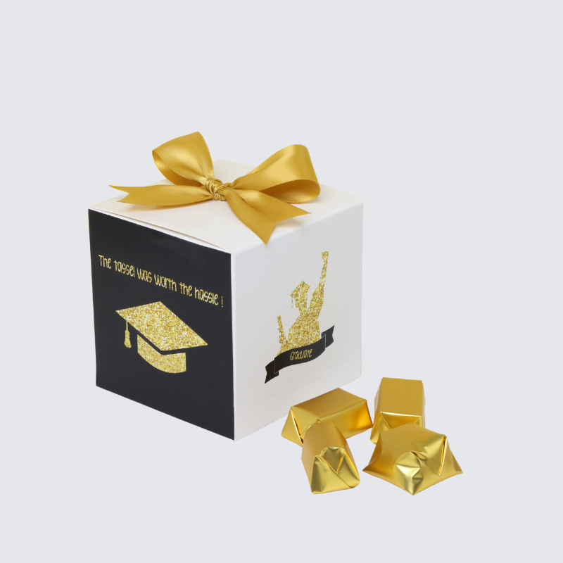 GRADUATION DESIGNED CHOCOLATE SOFT GIVEAWAY BOX