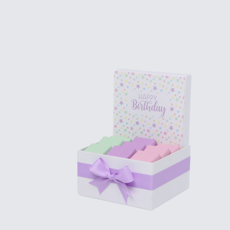 "HAPPY BIRTHDAY" STAR DESIGNED CHOCOLATE SMALL HAMPER