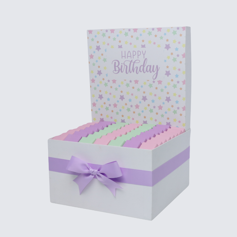 "HAPPY BIRTHDAY" STAR DESIGNED CHOCOLATE EXTRA LARGE HAMPER