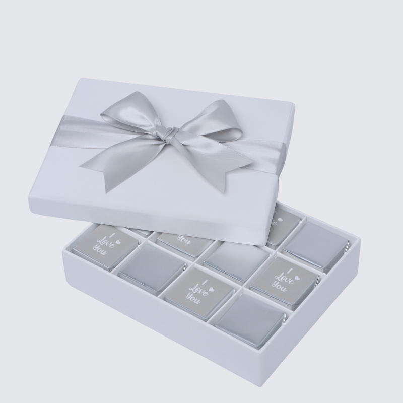 "I LOVE YOU" CLASSIC 15-PIECE CHOCOLATE HARD BOX