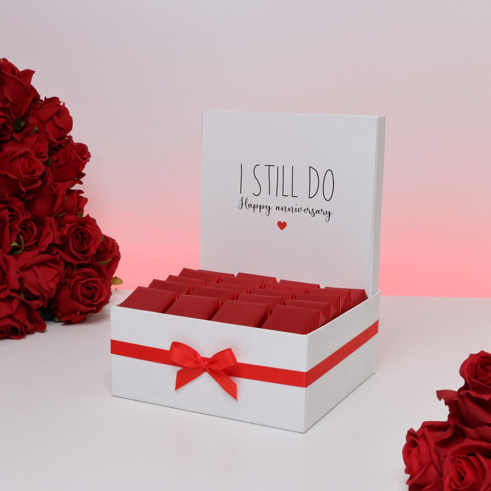 "I STILL DO"  ANNIVERSARY CHOCOLATE MEDIUM HAMPER