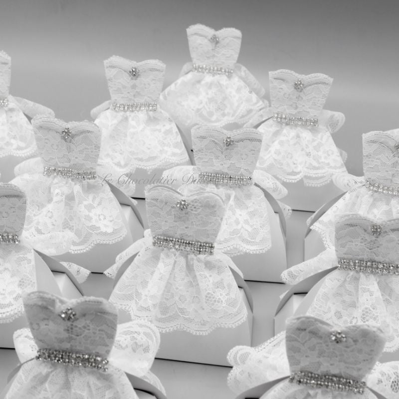 WEDDING BRIDE & GROOM CHOCOLATE SOFT BOX SET