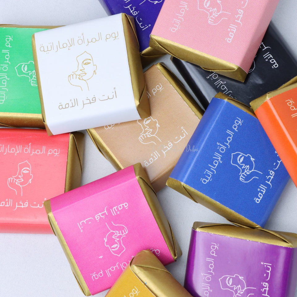 "EMIRATI WOMEN'S DAY" DESIGNED CHOCOLATE