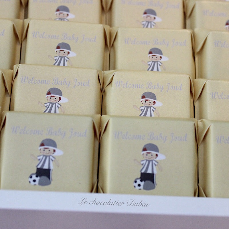 PERSONALIZED FOOTBALL BOY CHOCOLATE