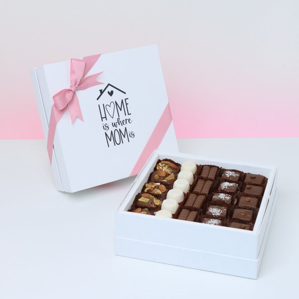 "MOTHER'S DAY" HOME DESIGNED (500 GRAMS) PREMIUM CHOCOLATE HARD BOX