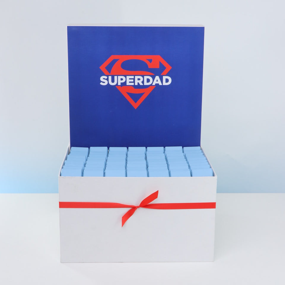 "SUPER DAD" FATHER'S DAY CHOCOLATE EXTRA LARGE HAMPER