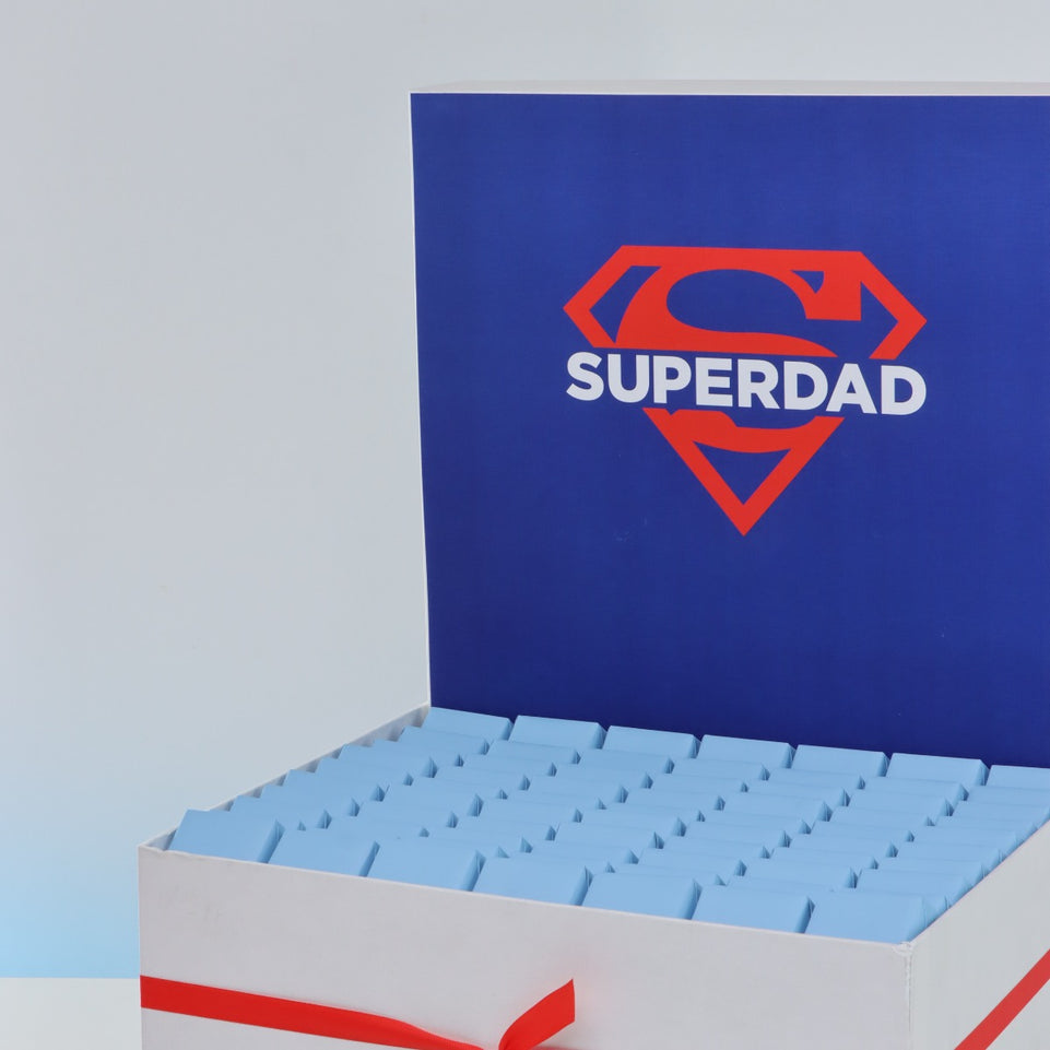 "SUPER DAD" FATHER'S DAY CHOCOLATE EXTRA LARGE HAMPER