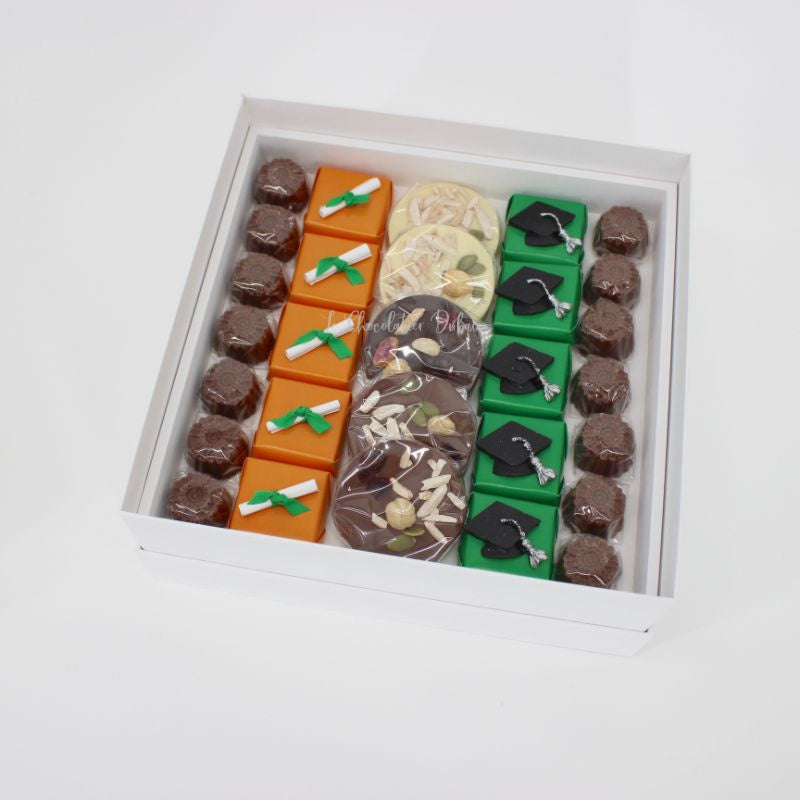 LUXURY GRADUATION PERSONALIZED CHOCOLATE HARD BOX