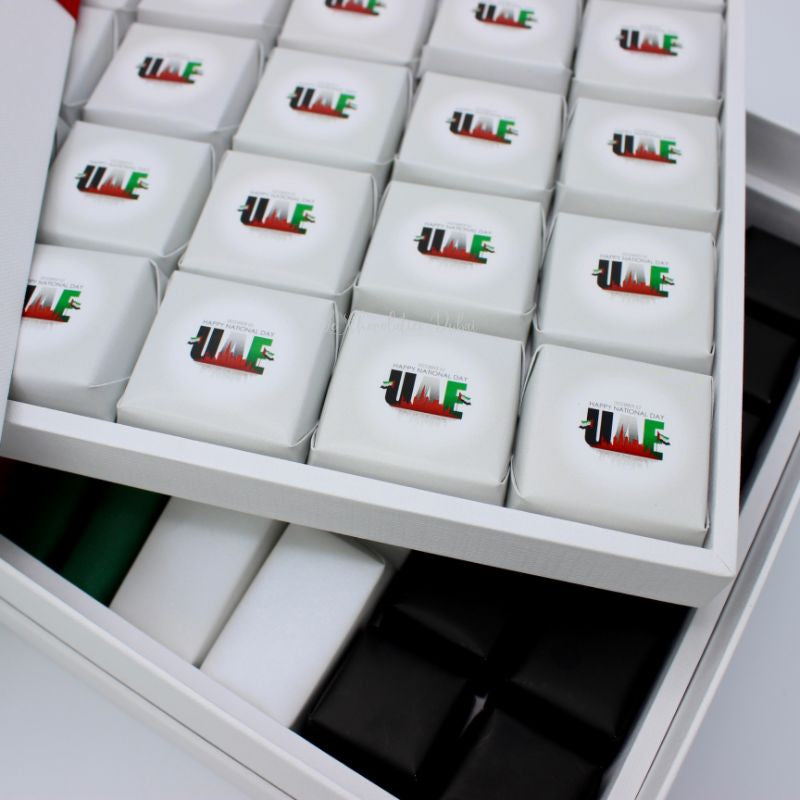 NATIONAL DAY DESIGNED CHOCOLATE 2 - LAYER HARD BOX