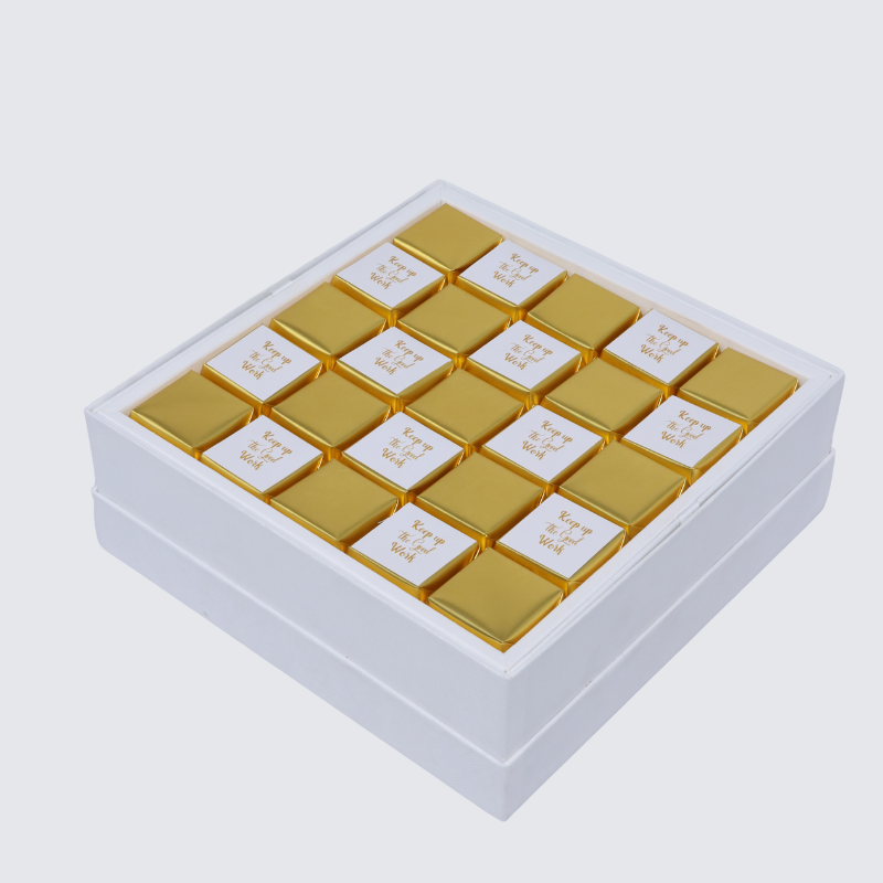 "KEEP UP THE GOOD WORK" GOLD DESIGNED PREMIUM CHOCOLATE HARD BOX