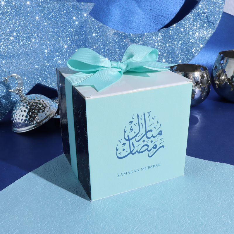 RAMADAN MUBARAK DESIGNED CHOCOLATE SOFT CUBE BOX