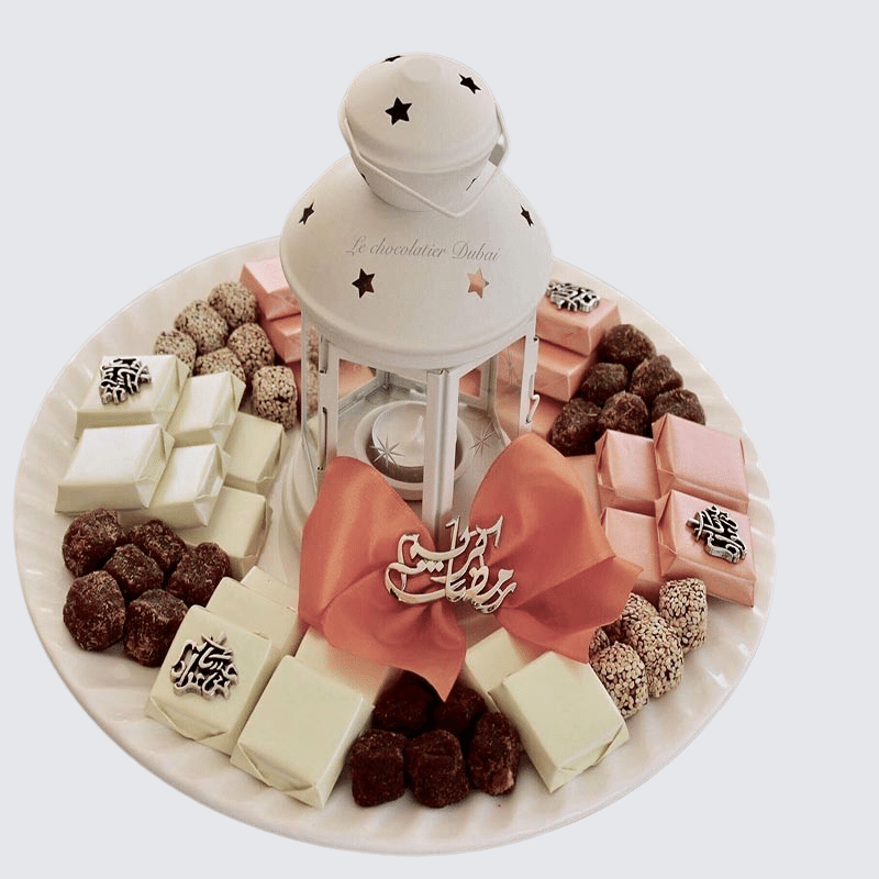 RAMADAN CHOCOLATE & SWEETS CERAMIC ARRANGEMENT