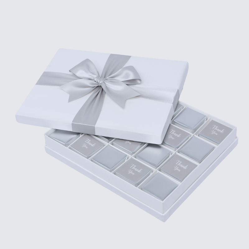 "THANK YOU" CLASSIC 20-PIECE CHOCOLATE HARD BOX