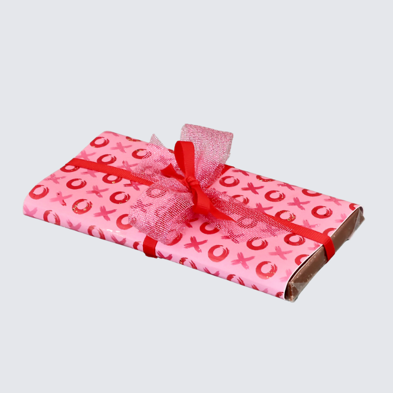 XOXO VALENTINE'S DESIGNED BLOCK CHOCOLATE