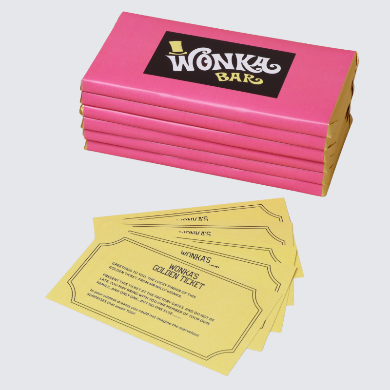 WILLY WONKA DESIGNED BLOCK CHOCOLATE