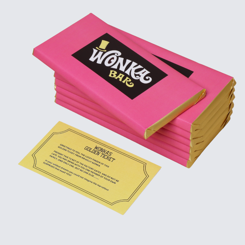 WILLY WONKA DESIGNED BLOCK CHOCOLATE